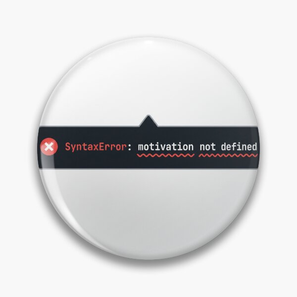 Item preview, SyntaxError Motivation Not Defined Coder Shirt designed and sold by Crestury.