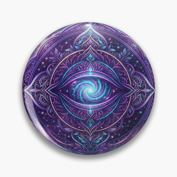 Item preview, Cosmic Galaxy Third Eye Sacred Geometry designed and sold by Azurart2.