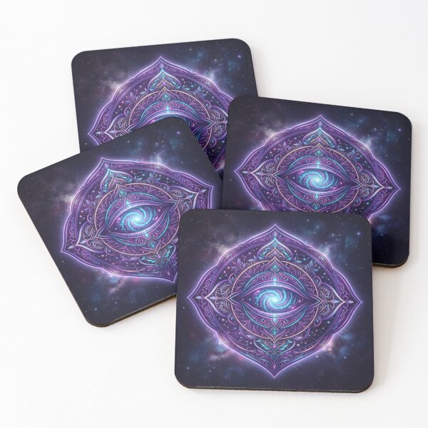 Item preview, Cosmic Galaxy Third Eye Sacred Geometry designed and sold by Azurart2.