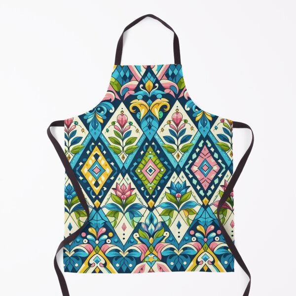 Item preview, Harlequin Floral Diamond Pattern designed and sold by Myra365Art.