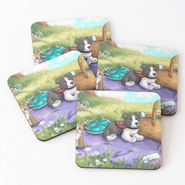 Item preview, Relaxing Picnic with ESSAs (emotional support stuffed animals) designed and sold by ESSA Zone.