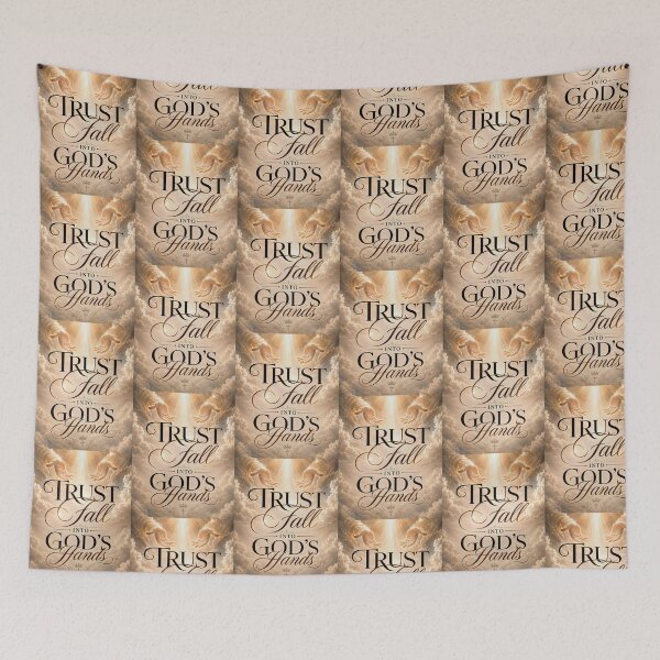 Item preview, trust fall into gods hands designed and sold by OCD_JESSICA.