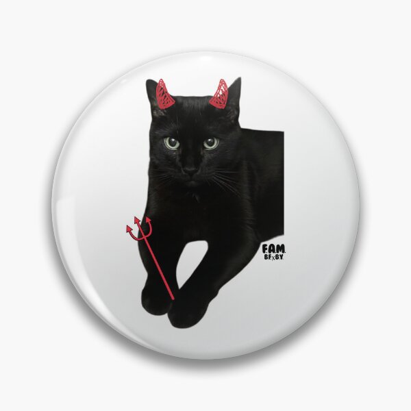 Item preview, Black Devil Cat | Uncle Merlin Edition | 2 designed and sold by FeralAuntMode.