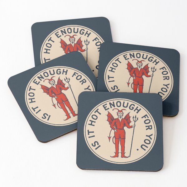 Item preview, Devil Asks Is It Hot Enough For You  • Fully Restored Vintage Pop Art designed and sold by wmxdesign.