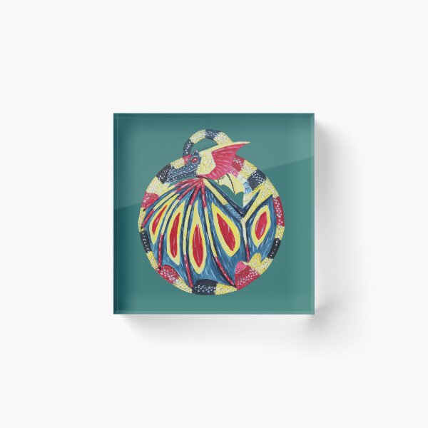 Item preview, Coral snake dragon paper cutout ornament  designed and sold by WolfRaven Creations.