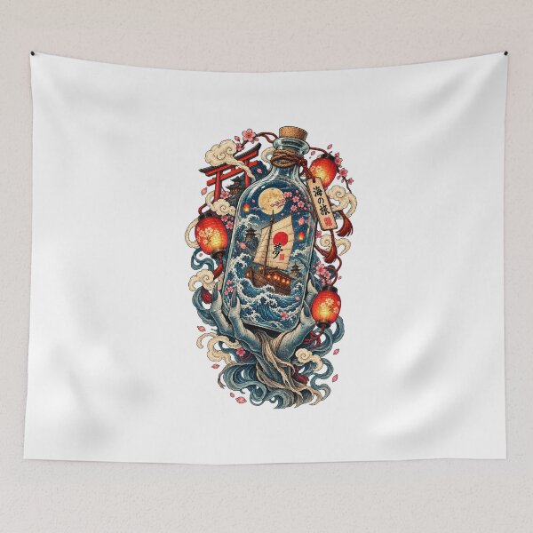 Item preview, The Ship of Prophecy – Japanese Mystical Ship Ukiyo-e Art designed and sold by Substance_life.