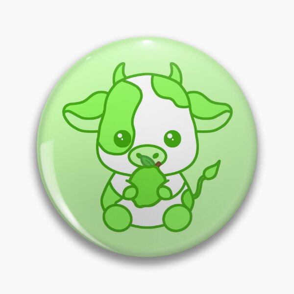 Item preview, Lime Cow Cute designed and sold by SlimyFish.