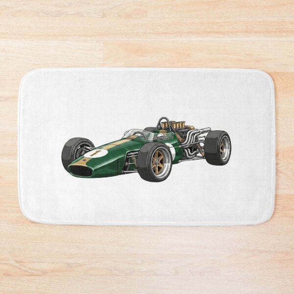 Item preview, 1966 Brabham BT19 Vintage F1 Grand Prix Racing Car Illustration designed and sold by Motorline44.