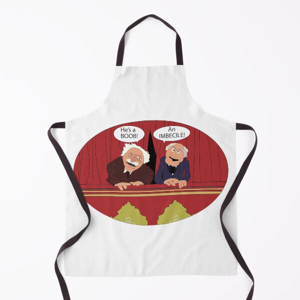 Item preview, Statler and Waldorf Give Opinion of You Know Who – Sarcastic Comedy Cartoon designed and sold by All in Good Fun.