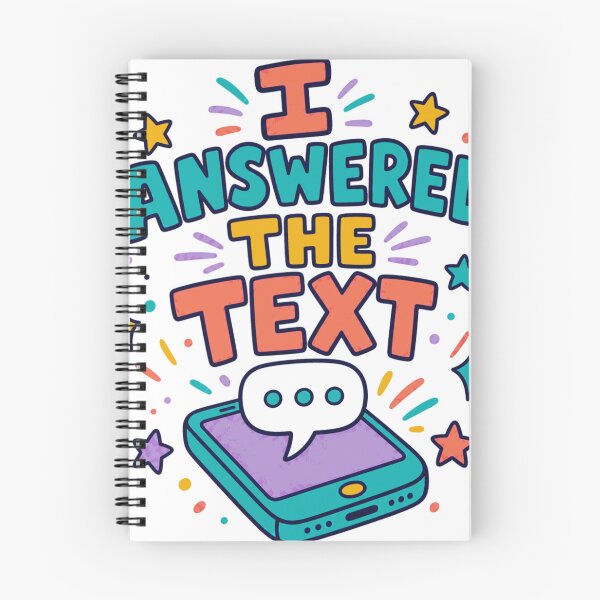 Item preview, I Answered The Text Funny ADHD Doodle Design designed and sold by BoosterShop.