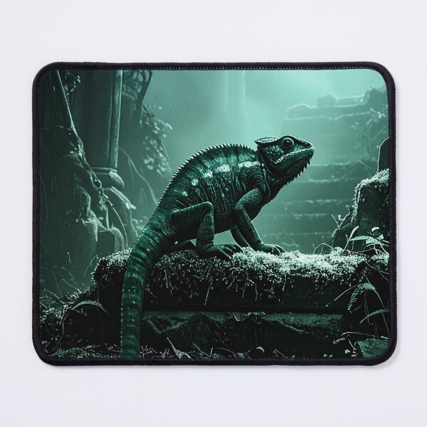Item preview, Mystical chameleon in ruins designed and sold by Mystic-Art-2.