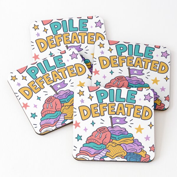 Item preview, Doom Pile Defeated Funny ADHD Cleaning Doodle designed and sold by BoosterShop.