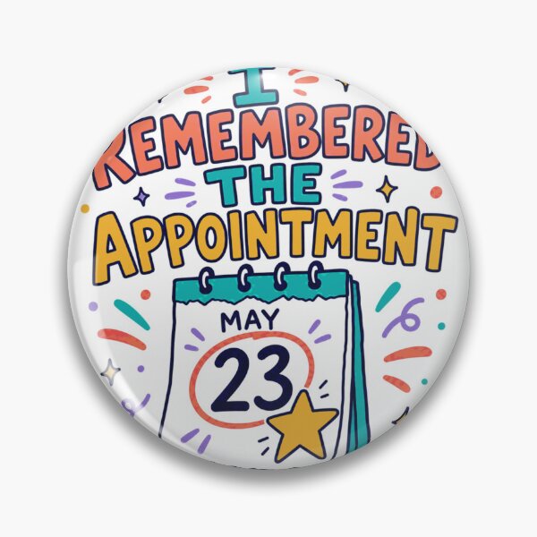 Item preview, I Remembered The Appointment Funny ADHD Doodle designed and sold by BoosterShop.