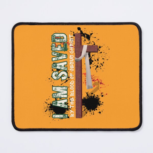 Item preview, I Am Saved  - Jesus Prayer Passion  - Christmas Gifts For Her - Orange designed and sold by Doiemacreations.