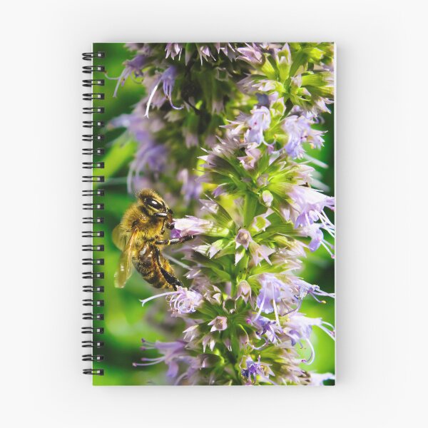 Item preview, Bee on Hyssop designed and sold by Birds & Beans Photography.