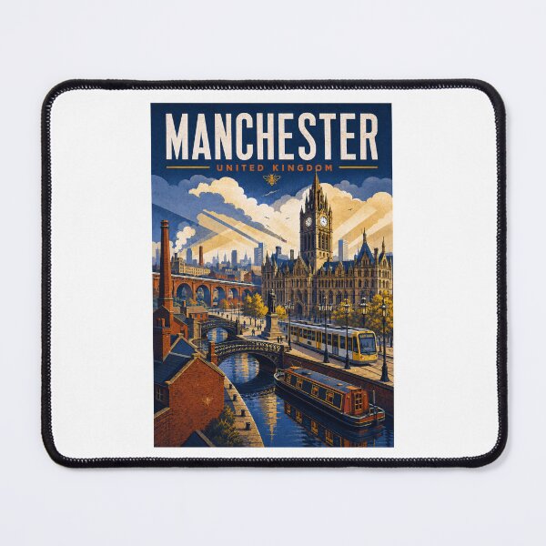 Item preview, Copy of Manchester Travel Poster Vintage Retro Art designed and sold by windmildesigner.