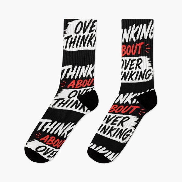 Item preview, Thinking About Overthinking – Funny Overthinker Quote designed and sold by Abidel.