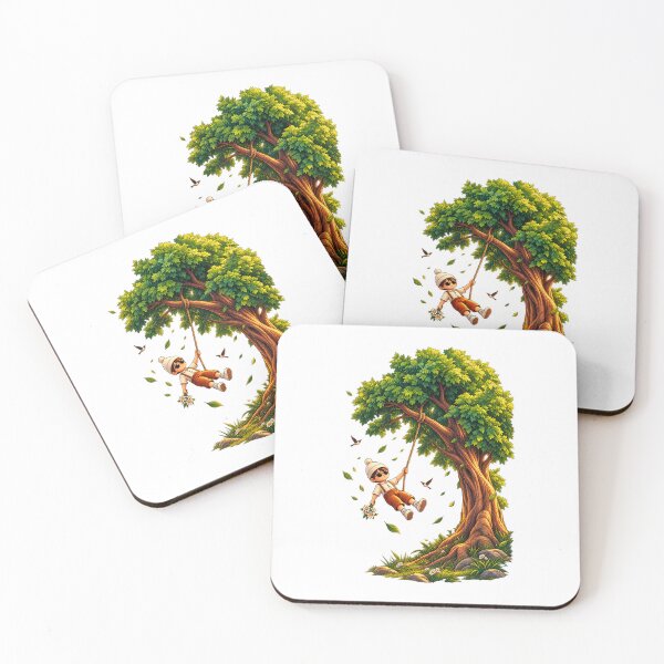 Item preview, Carefree Childhood – Swinging Beneath the Old Tree designed and sold by WAJIHLZ.
