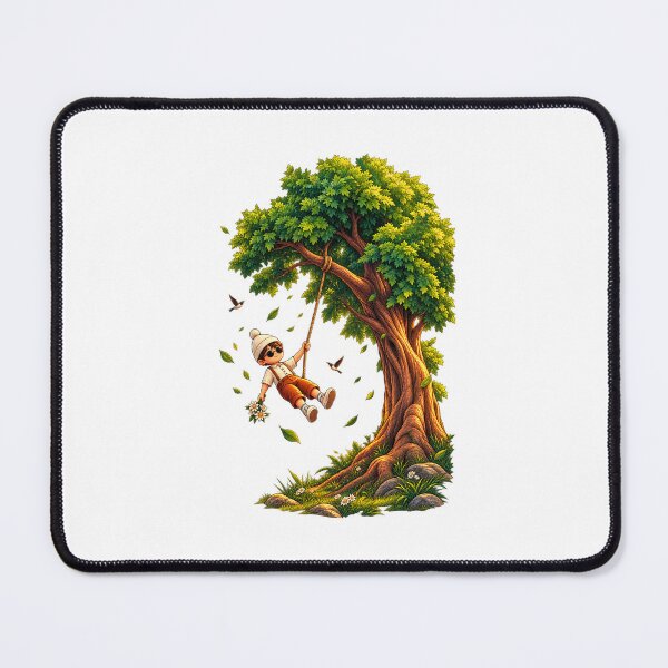 Item preview, Carefree Childhood – Swinging Beneath the Old Tree designed and sold by WAJIHLZ.