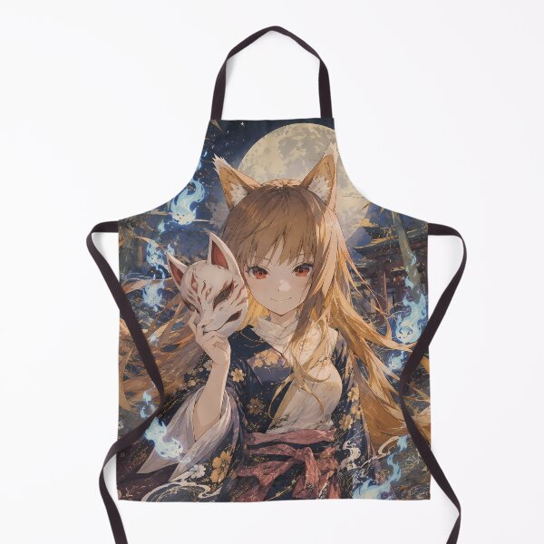 Item preview, Holo Spice and Wolf Kitsune Mask Spirit Night designed and sold by mildaclairmo.