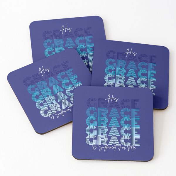 Item preview, HIs Grace Is Sufficient For Me - Church Mental Health Matters  - Christmas Gifts For Him - Blue designed and sold by Doiemacreations.