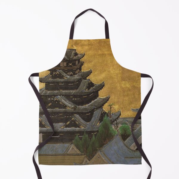 Item preview, Osaka Castle Gold Folding Screen Japanese Architecture designed and sold by vekotpu.