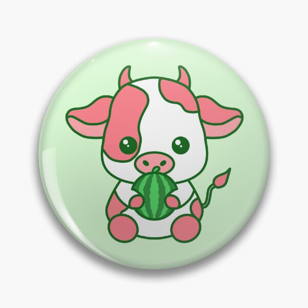 Item preview, Watermelon Cow Cute designed and sold by SlimyFish.