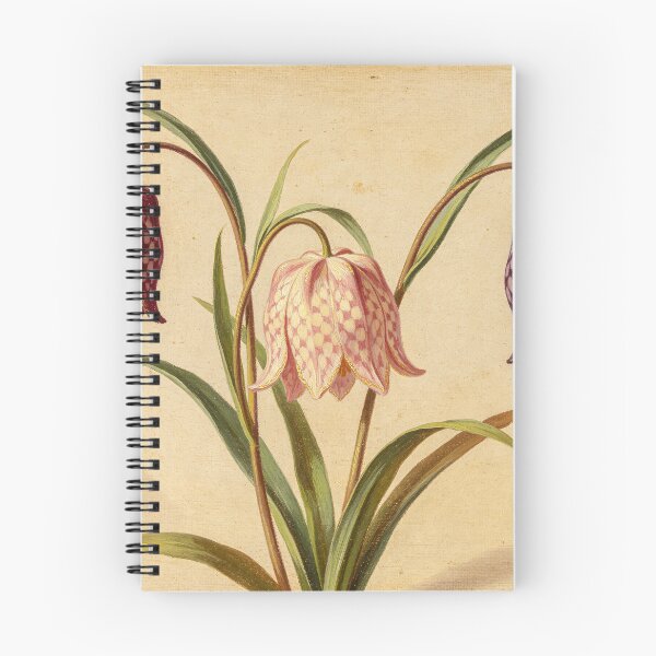 Item preview, Horiz Fritillaria Meleagris Snake's Head Fritillary Painting Botanical designed and sold by EduMaru_Arts.