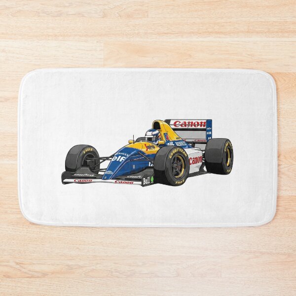 Item preview, 1993 Williams FW15C Renault Vintage F1 Grand Prix Racing Car Illustration designed and sold by Motorline44.