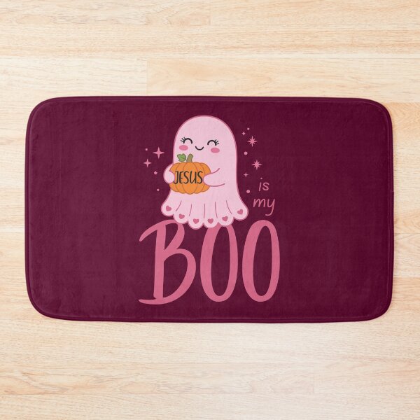 Item preview, Cute Halloween Ghost and Pumpkin Jesus is My Boo Spooky Season Christian Holy Spirit designed and sold by Forevermore.
