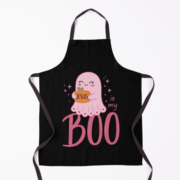 Item preview, Cute Halloween Ghost and Pumpkin Jesus is My Boo Spooky Season Christian Holy Spirit designed and sold by Forevermore.