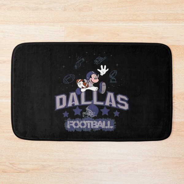 Item preview, Mickey Dallas Football Player Graphic – Navy Blue Cartoon Game Day Design designed and sold by LindaLoza26857.