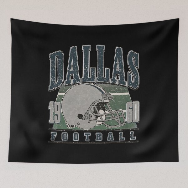 Item preview, Dallas 1960 Football Helmet Stripe Graphic – Navy Silver Retro Design designed and sold by LoriClark29898.