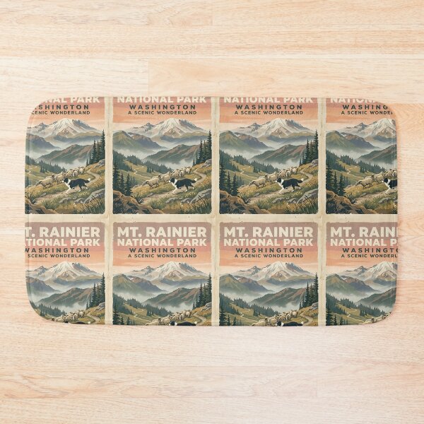Item preview, Border Collie Herding Sheep WPA Travel Poster designed and sold by PictoVibe.