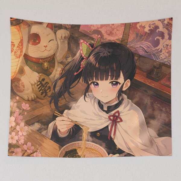 Item preview, Kanao Tsuyuri Demon Slayer Cozy Sakura Ramen designed and sold by mildaclairmo.