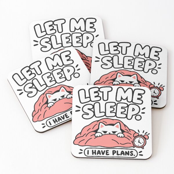 Item preview, Tired and Funny Cat designed and sold by MewMade.