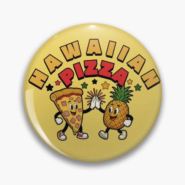 Item preview, Hawaiian Pizza Slice & Pineapple  designed and sold by Shedronpanda.