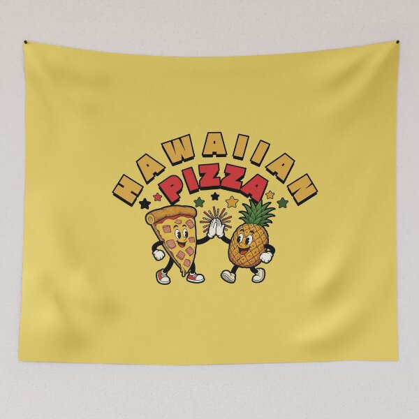 Item preview, Hawaiian Pizza Slice & Pineapple  designed and sold by Shedronpanda.