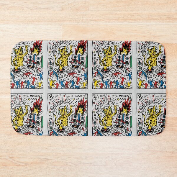 Item preview, Bengal Cat DJ Pop Art designed and sold by PictoVibe.