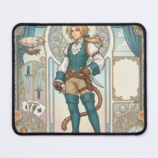 Item preview, Zidane in the style of Alphonse Mucha designed and sold by Solace Sparkles.
