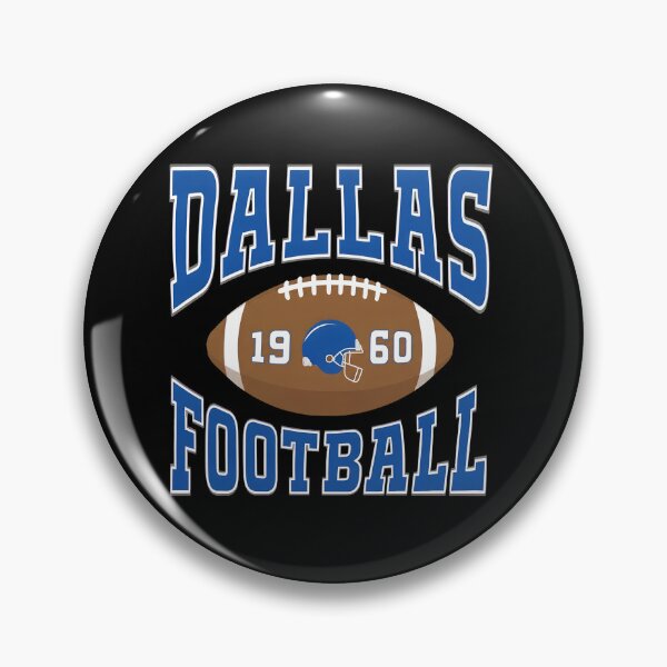 Item preview, Dallas Football 1960 Vintage Football and Helmet Graphic designed and sold by WendyFros39809.
