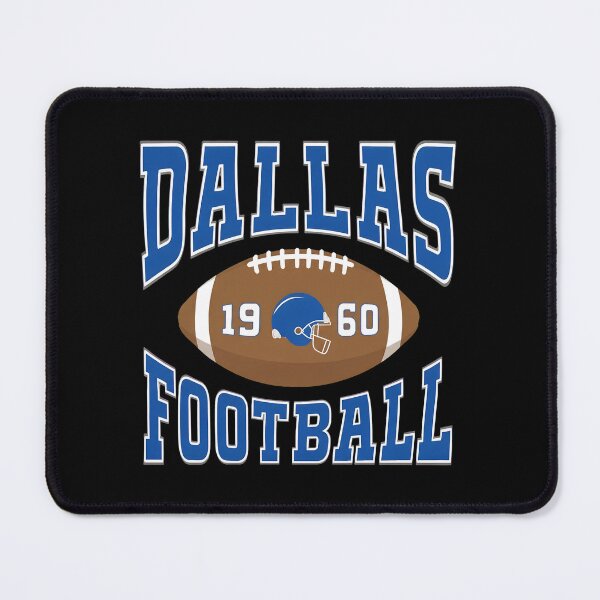 Item preview, Dallas Football 1960 Vintage Football and Helmet Graphic designed and sold by WendyFros39809.