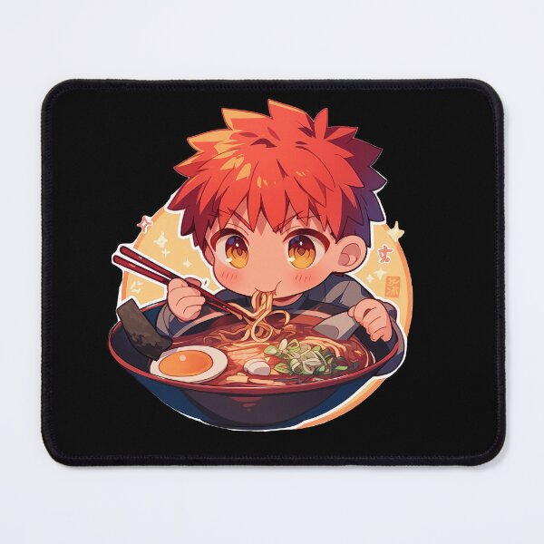 Item preview, Shirou Emiya Fate Stay Night Kawaii Ramen Glow designed and sold by mildaclairmo.