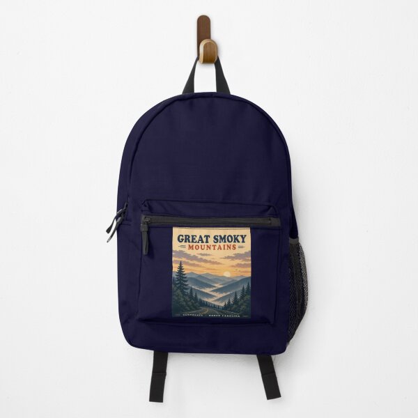 Item preview, Great Smoky Mountains Vintage Travel Poster Tennessee North Carolina designed and sold by Swanny's Custom T-shirt and Gift Designs.