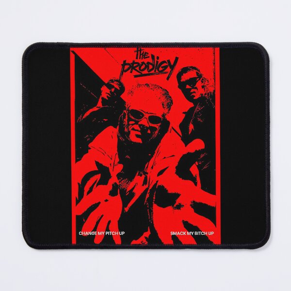 Item preview, The Pro.digy Red and Black 90s Rave Poster  designed and sold by tampralvi.