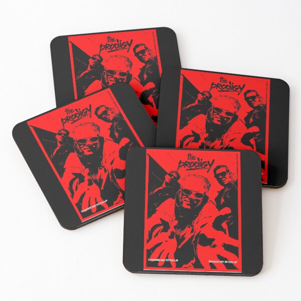 Item preview, The Pro.digy Red and Black 90s Rave Poster  designed and sold by tampralvi.