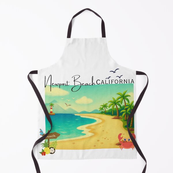 Item preview, Newport Beach California Vintage Painted Coastal Art | Beach Vacation Souvenir designed and sold by DonnaRaine.