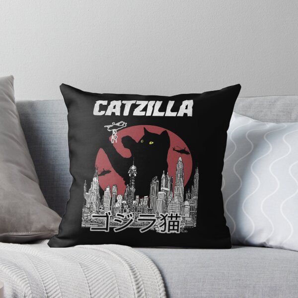 Item preview, Giant Cat Monster Destroying City Skyline designed and sold by MMG0011.