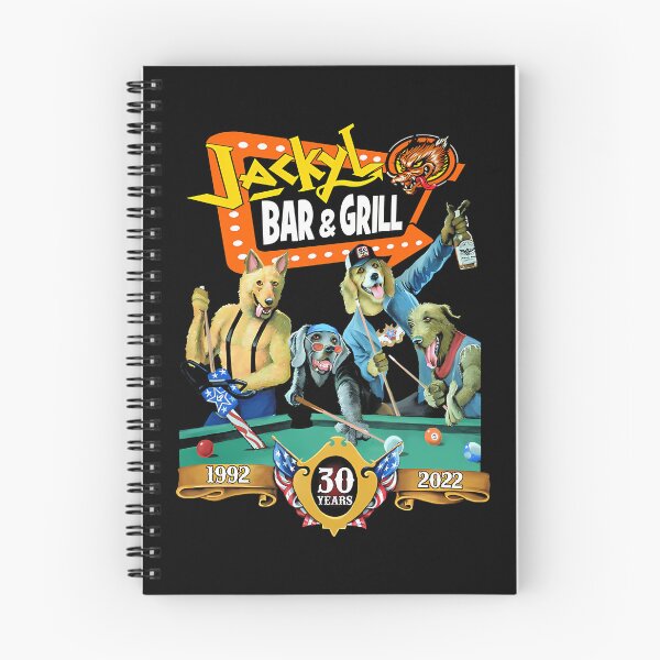 Item preview, Jackyl Bar Grill Dogs Playing Pool Vintage Rocker designed and sold by StuartMooreArt.