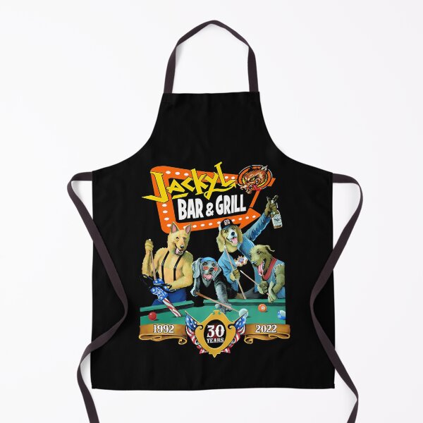 Item preview, Jackyl Bar Grill Dogs Playing Pool Vintage Rocker designed and sold by StuartMooreArt.